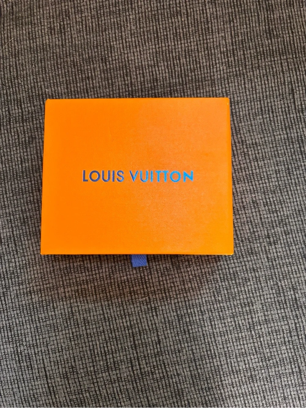 Louis Vuitton Black Monogram Bi-Fold Wallet with Orange Box
